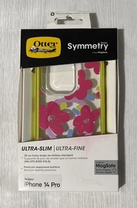 OtterBox Symmetry Series MagSafe Case For iPhone 14 Pro - Whimsy Bloom (Yellow) - Picture 1 of 1