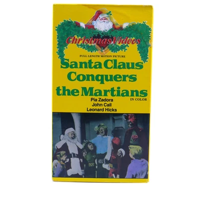 Santa Claus Conquers the Martians (VHS, 1987) Pia Zadora, John Call - Image 1 of 4