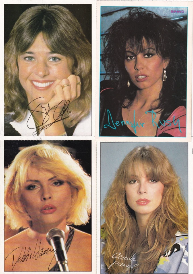 BLondie - Jennifer Rush - Suzi Quatro  - Sängerin - Bravo Autogrammkarte - Top - Bild 1 von 1