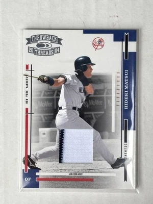 Donruss Throwback Threads 2004 - Hideki Matsui #135 material/100 (MEM) Foto 1 de 3