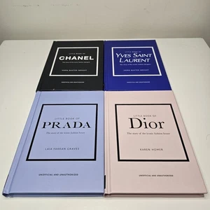 Little Book of Chanel, Yves Saint Laurent, Prada, Dior - Hardcover 4-Book Set - Picture 1 of 10