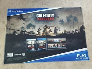 Playstation Call of Duty Vanguard 49” X 34” Promo Advertisement Cloth Fabric - Picture 1 of 6