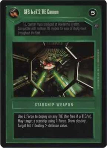 SFS L-s7.2 TIE Cannon (Death Star II) | Decifra Star Wars CCG | NM/LP - Foto 1 di 1