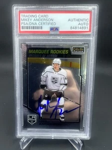 Mikey Anderson Signed 2020-21 O-Pee-Chee Platinum RC IP Auto PSA/DNA Kings - Picture 1 of 2