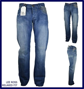 Lee jeans pantaloni uomo larghi a gamba larga dritta dritti regular fit 44 46 48 - Picture 1 of 8