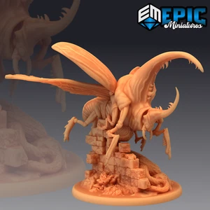 6K Resin 32mm Epic Giant Beetle Mount (Large) for D&D, Role-Play - Picture 1 of 2