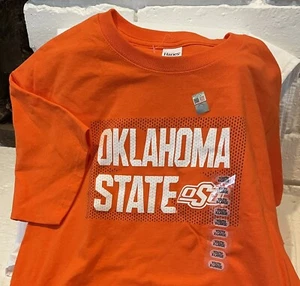 Oklahoma State University Youth X Large T-Shirt Orange OSU Cowboys Neu - Bild 1 von 1
