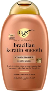 OGX Brazilian Keratin Smooth Conditioner für trockenes Haar, 385 ml - Bild 1 von 12