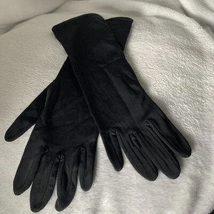 Vintage Ladies Black Gloves 1950’s Style Size 6.5 Made By Hir Glove Immaculate - Picture 1 of 9