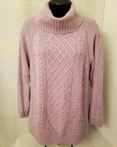 Camisa suéter blusa Croft & Barrow para mujer talla L grande púrpura - Imagen 1 de 5