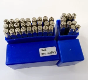 1/8"(3mm) Letter and Number Steel Stamp Set 36-Piece, A-Z, 0-9 - Picture 1 of 2