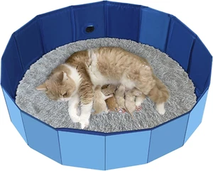 Caja de parto para gatos, caja de ayuda para gatos, cajas de anidación de parto para gatos, piscina de ayuda, P - Imagen 1 de 7