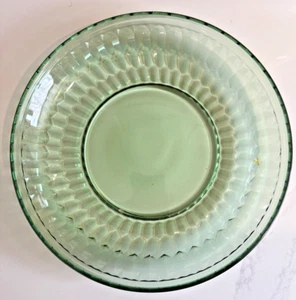 4 Villeroy & Boch Boston Salad Plate Green Glass Vintage 8" - Picture 1 of 4