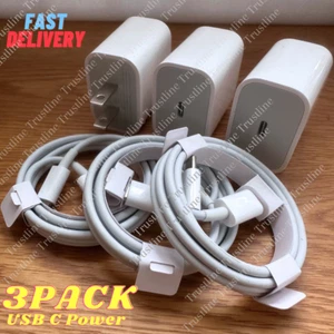 3X New 20W PD Fast Charging Adapter USB C Cord For iPhone 15 14 13 12 11 Pro Max - Picture 1 of 17