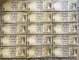 2006-2012 Lot of 500 Rupees India - Picture 1 of 2