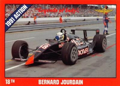  Legends of Indy Trading Card #19 BERNARD JOURDAIN 18TH Indianapolis 500 - Image 1 of 2