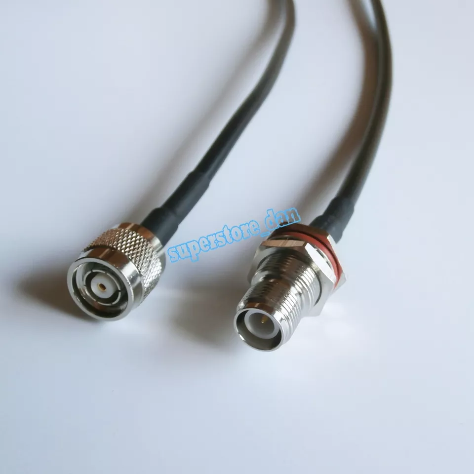 RP-TNC female to RP-TNC male Plug Connector RF cable jumper pigtail 20inch RG58 - Image 1 of 1