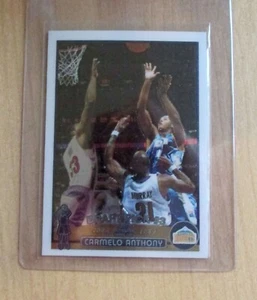 2003 Topps Chrome Basketball Rookie Carmelo Anthony RC #113 - Picture 1 of 2