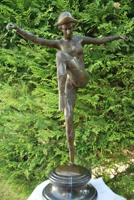 ARLEQUIN DANSANT COSTUME CISELÉ DE GRAND PRÉCISION TTB ÉTAT  - Photo 1/4