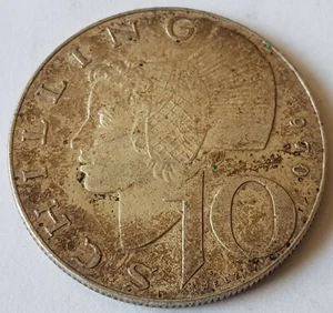 Moneta argento 10 scellini Austria 1970 - Foto 1 di 2