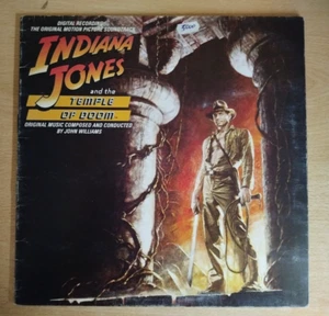 John Williams– Indiana Jones And The Temple Of Doom Soundtrack 1984 Italy LP - Picture 1 of 5