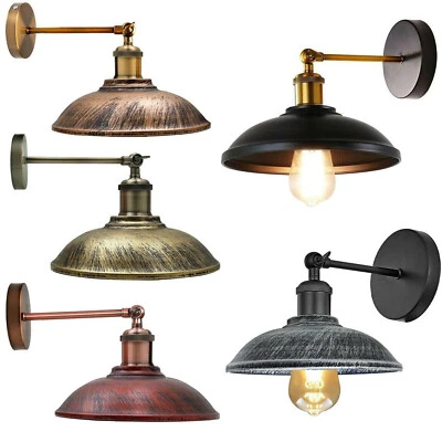 Vintage Wall Lights E27 Industrial Retro Fittings Indoor Sconce iron Metal Lamp - Image 1 of 4