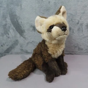 UNI TOYS Fledermausohren Fuchs Plüschtier Stofftier braun beige realistisch Deutschland 11 Zoll - Bild 1 von 11