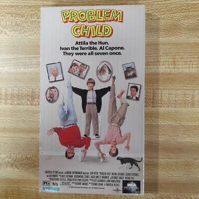 Problem Child 1990 VHS John Ritter Gilbert Gottfried Michael Richards Cult Com - Image 1 of 4