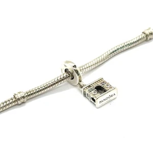 PANDORA FRANCE ARC DE TRIOMPHE S925 SILVER CLEAR CZ DANGLE (EPJ029355) - Picture 1 of 6