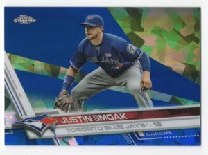 2017 Topps Chrom Saphir Edition Druckauflage 250 Justin Smoak #316 Torontoblau - Bild 1 von 2