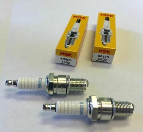 Yamaha Banshee 350 / Blaster 200 / Honda ATC250R / TRX250R NGK BR8ES Spark Plugs - Image 1 of 1