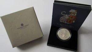 Großbritannien 2 Pounds 2022 Royal Tudor Beasts Seymour Panther 1 Oz Silber PP - Picture 1 of 3