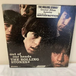 Rolling Stones Out Of Our Heads Mono Hype Sticker J1 VG - Picture 1 of 5