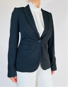 Get Victoria's Secret Womans Blazer Black Suit Jacket - Picture 1 of 7