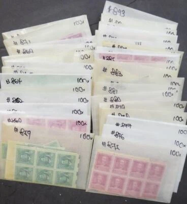 EDW1949SELL : USA 1940 Scott #859-93. 100 Complete sets. All Fresh & Mint NH - Image 1 of 4