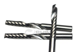 5x 6mm CNC fresa un flauto tungsteno spirale punte router CNC 6*25mm - Foto 1 di 6