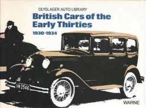 British Cars of the Early Thirties 1930-1934 - Imagen 1 de 1