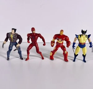 Lot of 4 Marvel Metal Die-Cast 2.5” Action Figures Toy Biz - Picture 1 of 9