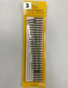 Micro Engineering ~ On30 Scale ~ Code 70 ~ #5 Turnout ~ Left Hand ~ 14-453 - Picture 1 of 1