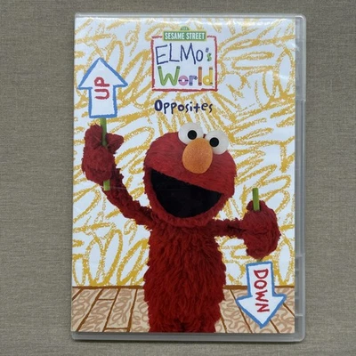 Elmo's World: Opposites (DVD 2008 3 Eps) Elmo Sesame Street Pre-K Up Down Fast + - Image 1 of 4