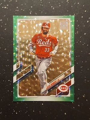 2021 Topps - Jesse Winker #281 Green /499 Cincinnati Reds  - Image 1 of 2