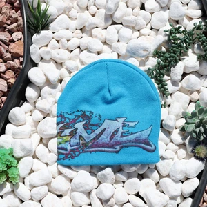 Supreme Tag Beanie (blau) - Bild 1 von 1