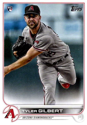 2022 Topps Tyler Gilbert Rookie Arizona Diamondbacks #130 - Image 1 of 2