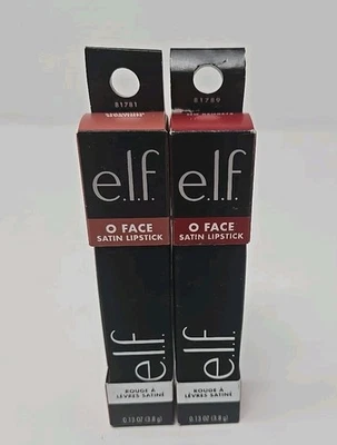 2 PACK O Face Satin Lipstick, Richly Pigmented,  No Regrets / Standing Ovation  - Image 1 of 2