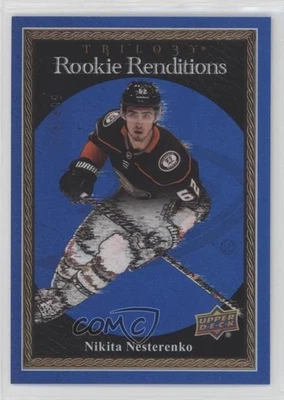 2023 Upper Deck Trilogy Rookie Renditions Blue /499 Nikita Nesterenko #RR-26 RC - Image 1 of 2