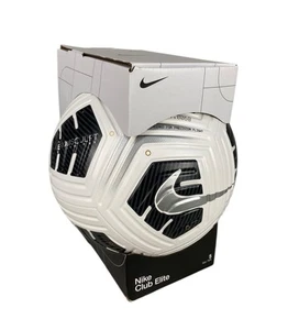 NEW Nike Club Elite Size 5 NFHS Official Soccer Ball White Black CU8057-100 - Picture 1 of 6