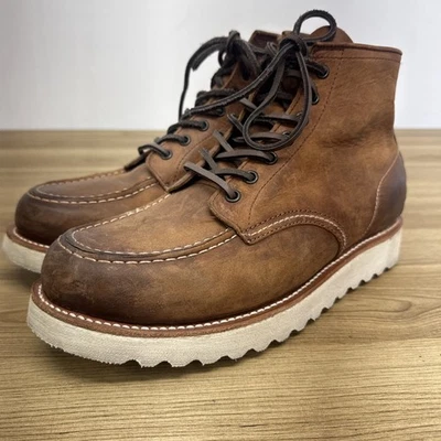 Bonitas botas de cuero marrón envejecido Freebird by Steven CARBON para hombre talla US 11 Foto 1 de 4