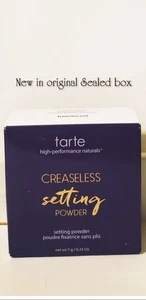 Tarte Creaseless Setting Powder Full Sz 7g New Original Sealed Box Translucent - Picture 1 of 3