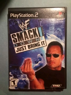 WWE SmackDown Just Bring It (Sony PlayStation 2, 2002) no manual - Image 1 of 4