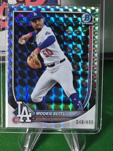 Mookie Betts 2025 BOWMAN CHROME Geometric Refractor /499 - Picture 1 of 2